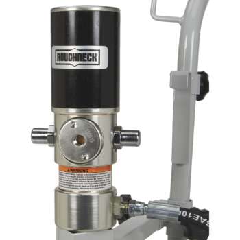 Roughneck Air Operated 50:1 Mobile Grease Pump Kit For 33 66 Lb Drums