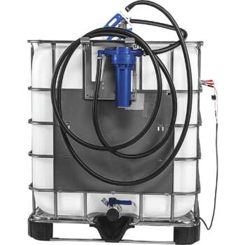 BlueDEF 120 Volt DEF Tote Pump System 1/3 HP 8 10 GPM Poly Nozzle