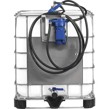 BlueDEF 120 Volt DEF Tote Pump System 1/3 HP 8 10 GPM Stainless Steel Nozzle