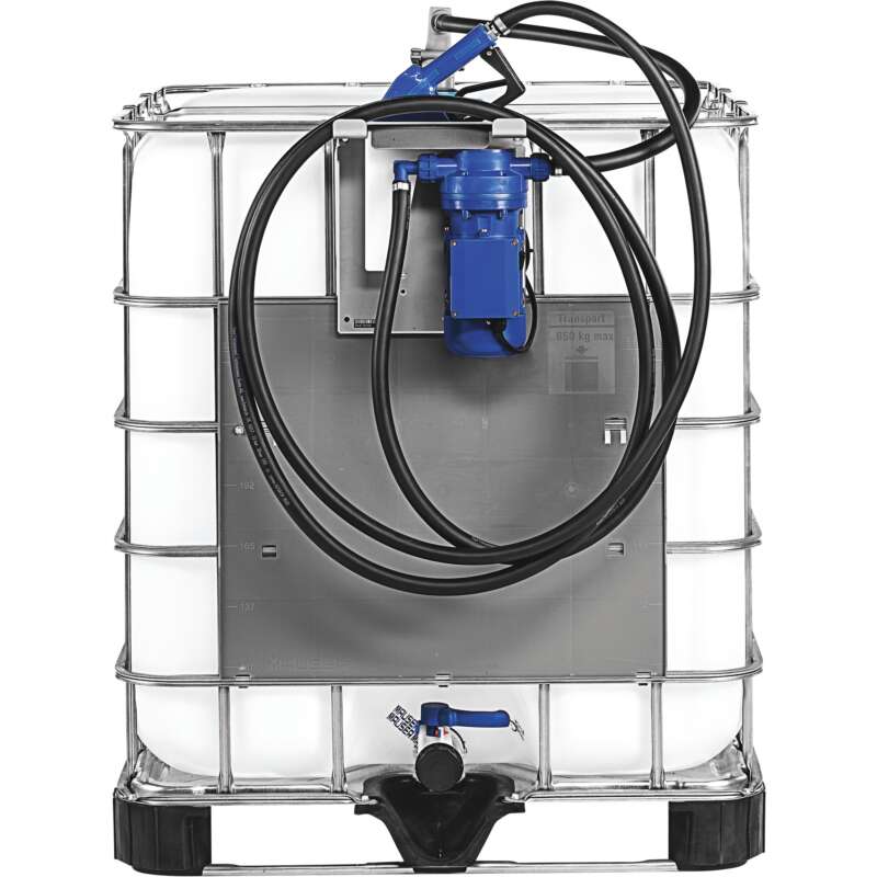 BlueDEF 120 Volt DEF Tote Pump System 1/3 HP 8 10 GPM Stainless Steel Nozzle