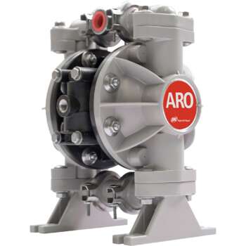 Ingersoll Rand Air Operated Poly Nitrile Double Diaphragm Pump 13 GPM 1/2in Inlet and Outlet