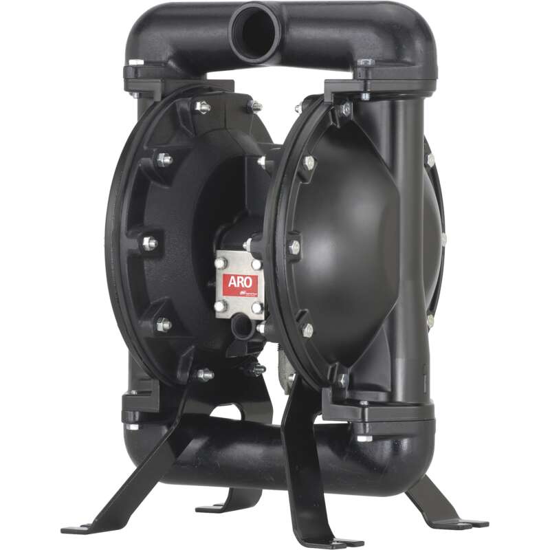 Ingersoll Rand Air Operated Aluminum Double Diaphragm Pump 90 GPM 1/2in Inlet and Outlet