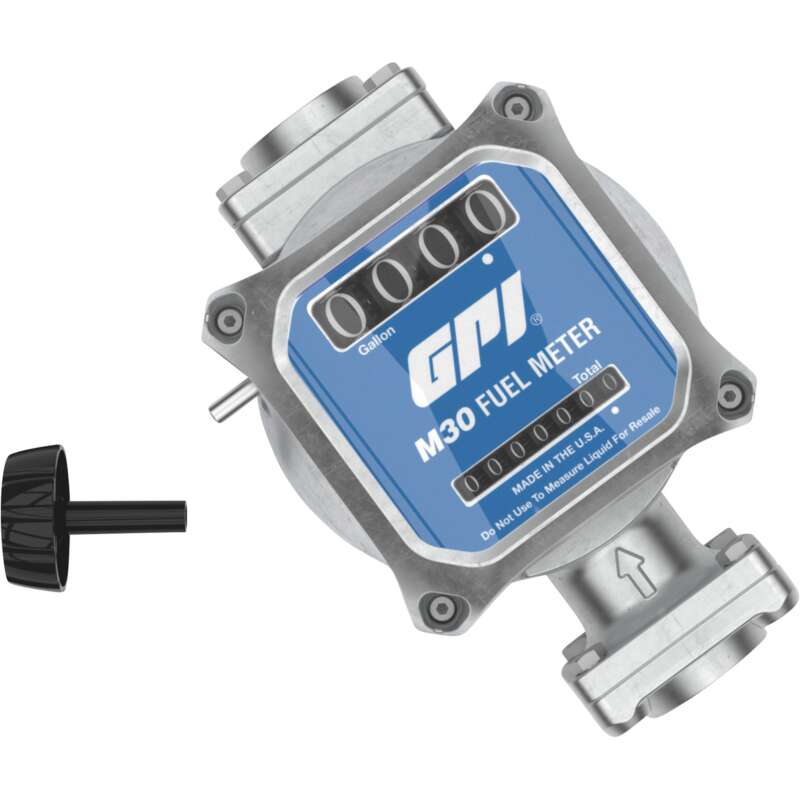 GPI Quick Fit Mechanical Fuel Meter 1in Inlet Outlet