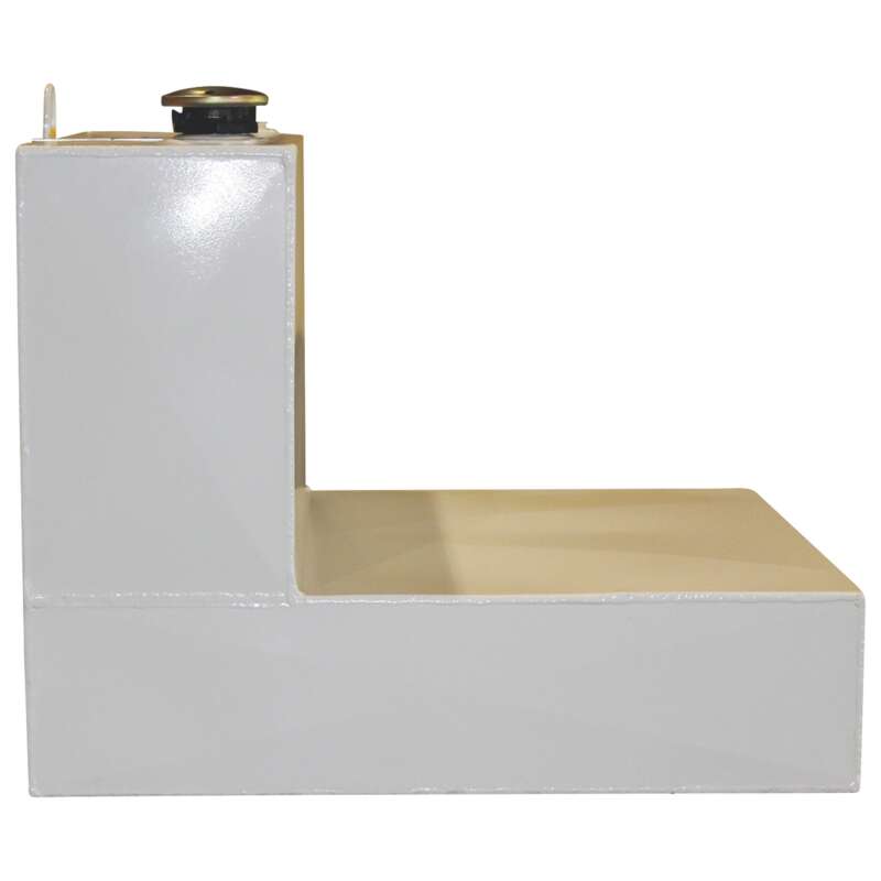 Better Built Steel Transfer Fuel Tank 100 Gallon L Shaped White2