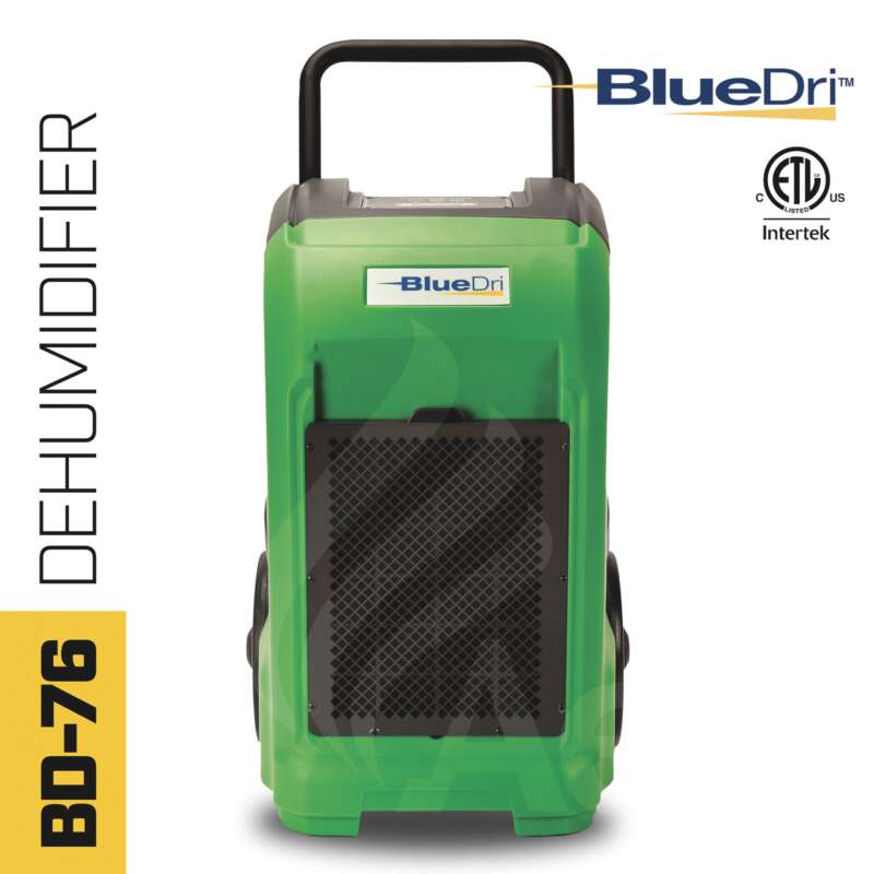 BlueDri 150 Pint Dehumidifier Green4