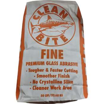 Clean Bite Premium Fine Grit Glass Abrasive Blast Media 48 Bags 50 Lbs Each2
