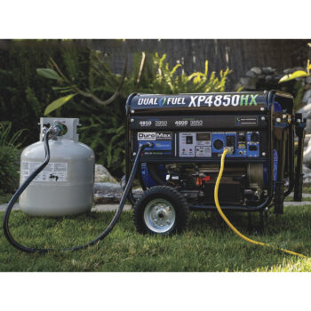 DuroMax Dual Fuel Generator with CO Alert 4850 Surge Watts4