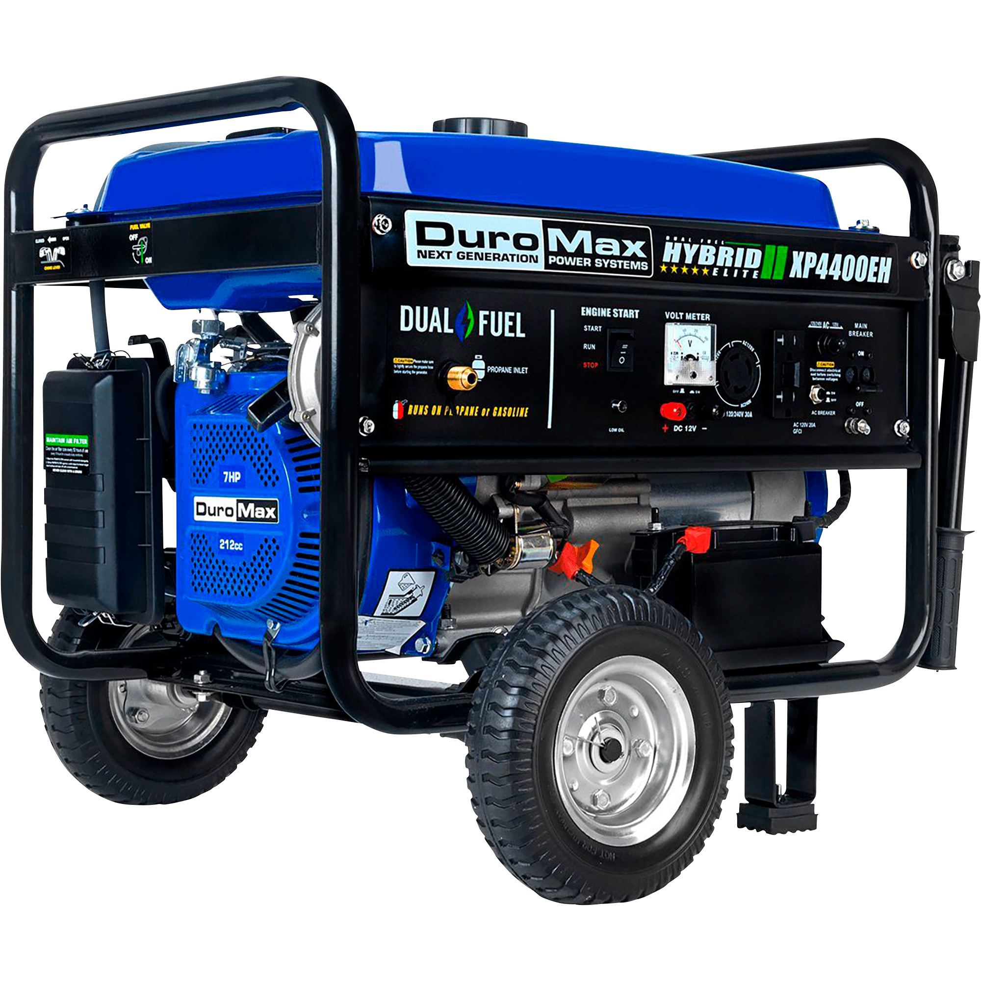 DuroMax Portable Dual Fuel Generator 4400