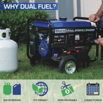 DuroMax Portable Dual Fuel Generator 44003