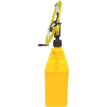FLO FAST Container With Pump 10.5 Gallon Yellow For Diesel4