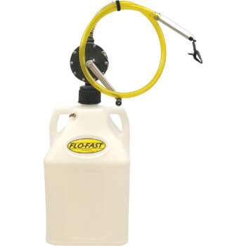 FLO FAST Container With Pump 15Gallon Natural For Chemicals and Hazmat Fluids3