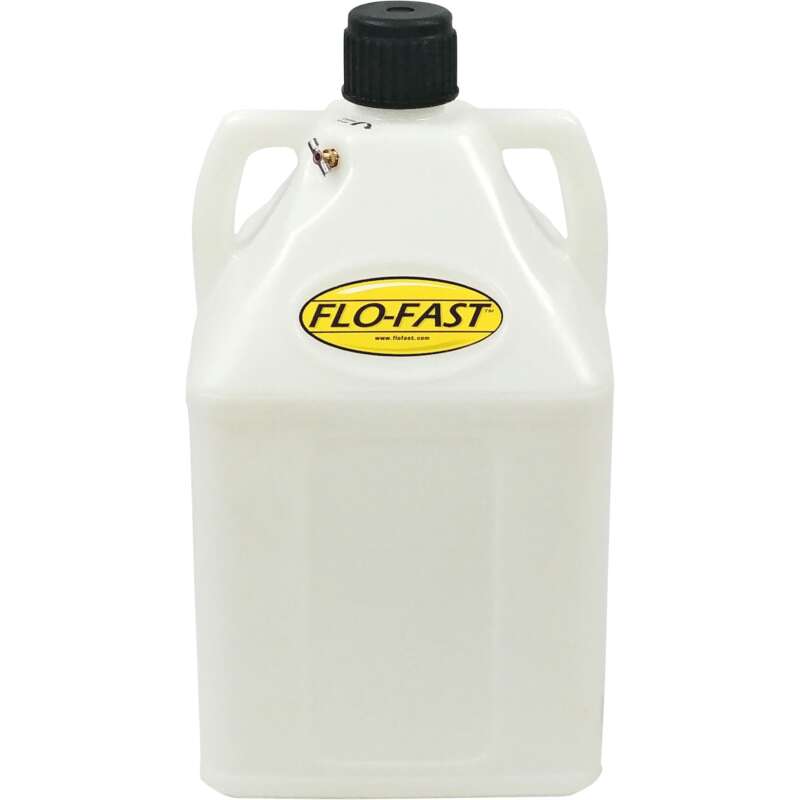 FLO FAST Container With Pump 15Gallon Natural For Chemicals and Hazmat Fluids