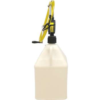 FLO FAST Container With Pump 15Gallon Natural For Chemicals and Hazmat Fluids5
