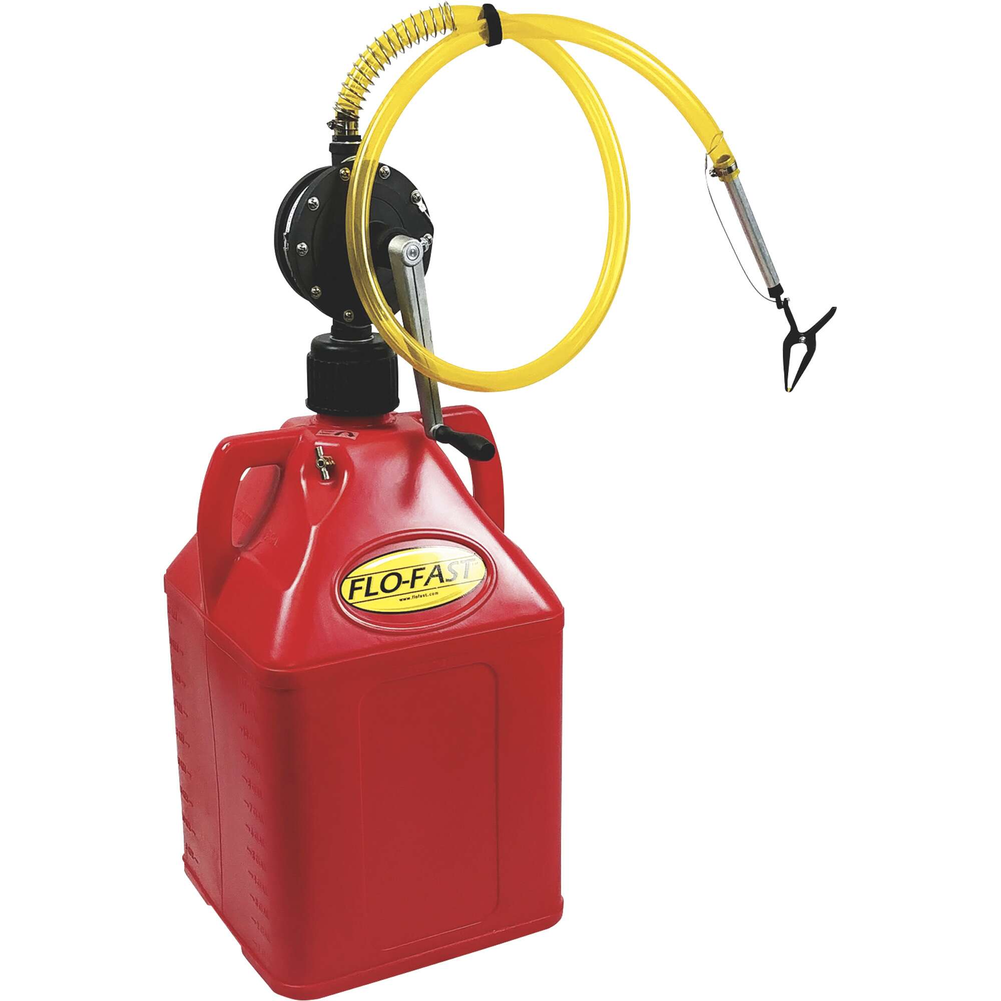 FLO FAST Container With Pump 15Gallon Red For Gasoline