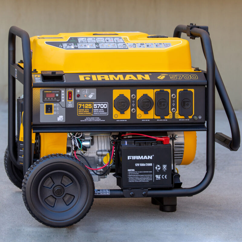 Firman Portable Generator, Surge Watts 7125