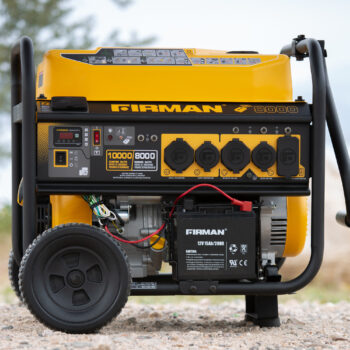 Firman Remote Start Gas Portable Generator CARB Certified, Surge Watts 100001