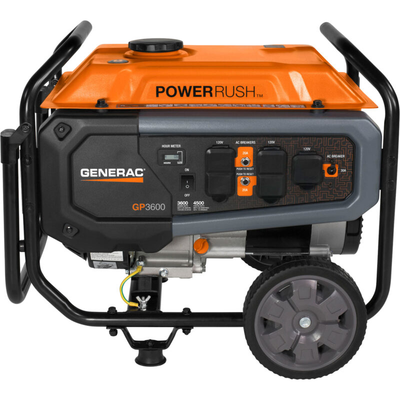 Generac Portable Generator 4500 Surge Watts