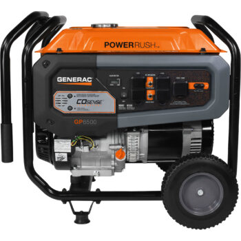 Generac Portable Generator with CO Sense Carbon Monoxide Protection 8125 Surge Watts3