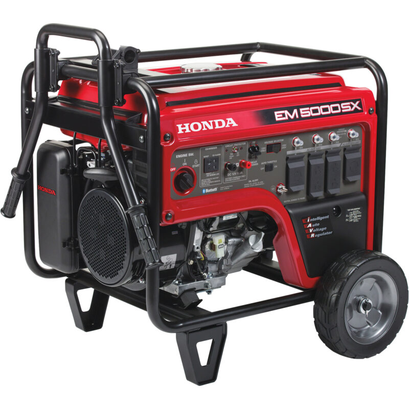 Honda EM5000S iAVR Series Portable Generator 5000 Surge Watts