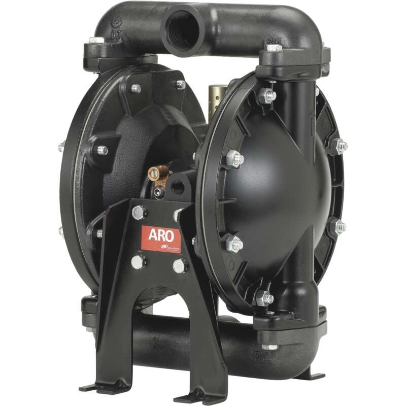 ARO Air Operated Double Diaphragm Pump 1in Ports 35 GPM Aluminum PTFE