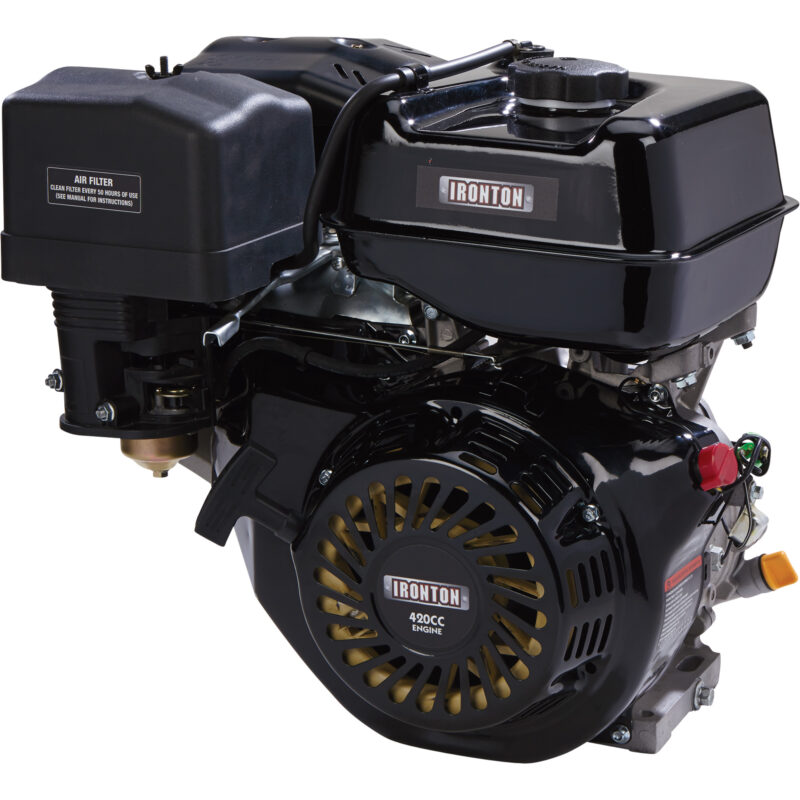 Ironton OHV Horizontal Engine 420cc 1in. (25.4mm) x 2 27/32in. (72.2mm ...