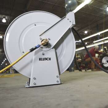 Klutch Spring Driven Air Hose Reel With5