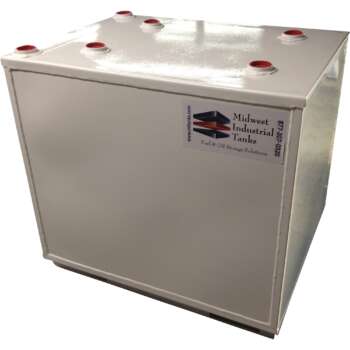 Midwest Industrial Tanks Double-Wall Storage Fuel Tank — 50-Gallon, Model# RTD-50-CC-10-12