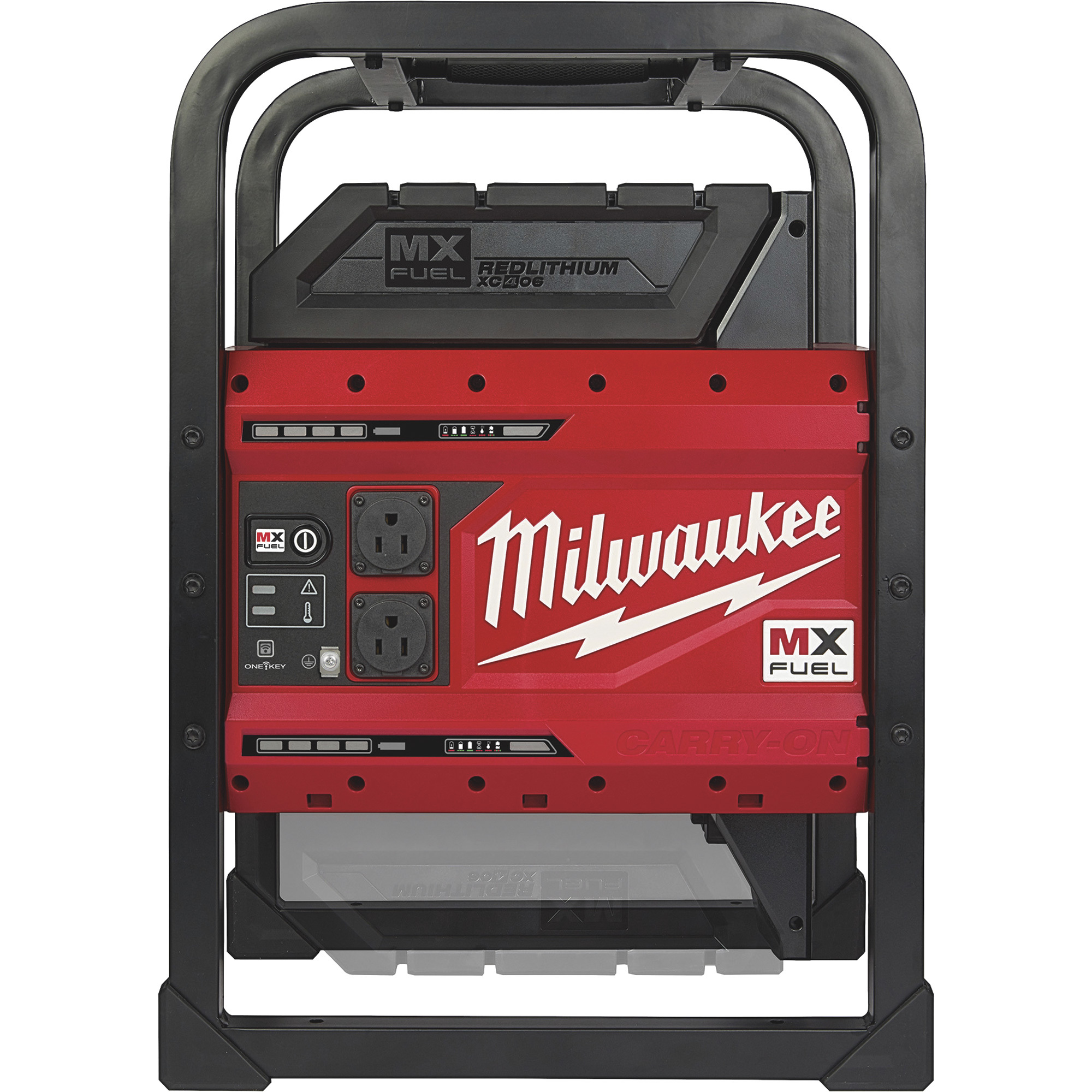 Milwaukee MX FUEL Carry On Power Supply Kit 3600 Peak Watts, Pure Sine Wave, 2 Batteries