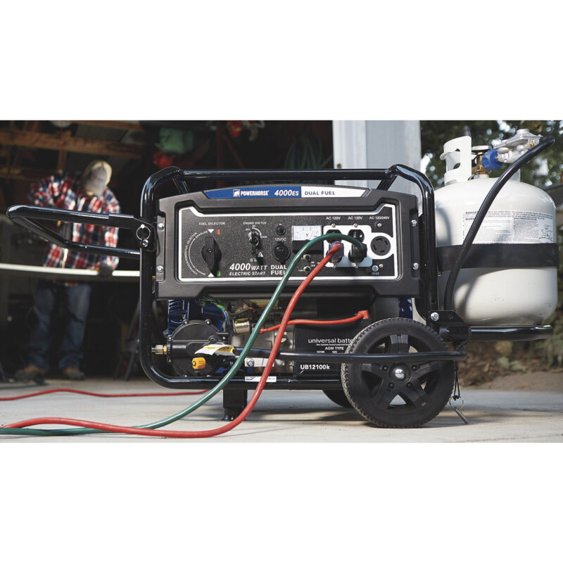 Powerhorse Dual Fuel Generator 4000 Surge Watts