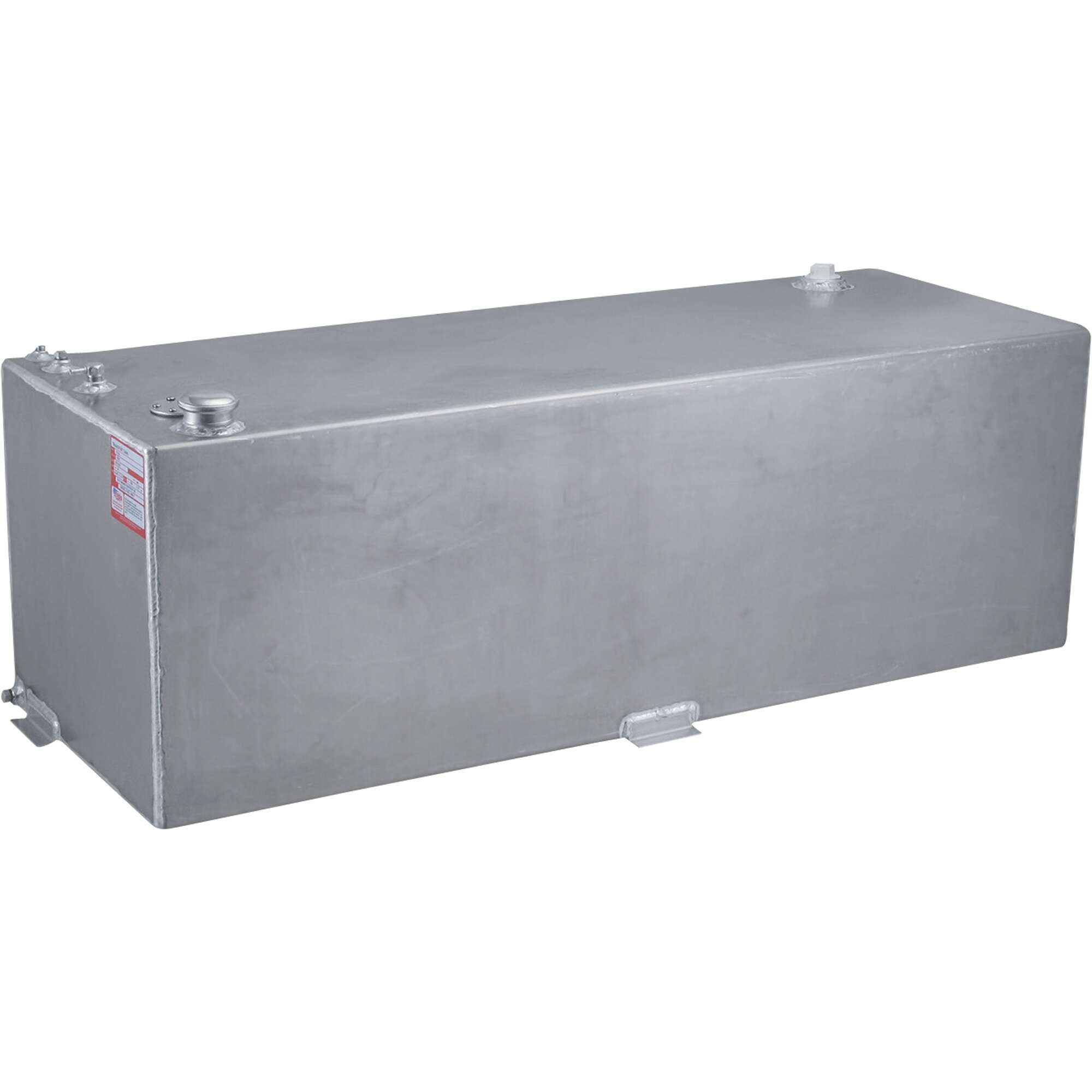 RDS Aluminum Transfer Fuel Tank Toolbox Combo 60 Gallon Rectangular Diamond  Plate
