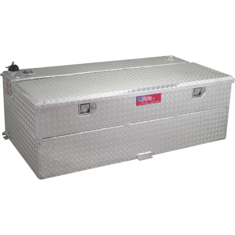 RDS Aluminum Transfer Fuel Tank Toolbox Combo 95 Gallon Rectangular Diamond Plate1