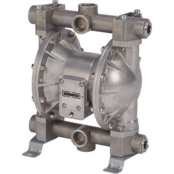 Roughneck Air Operated Double Diaphragm Pump 24 GPM 1in Inlet and Outlet