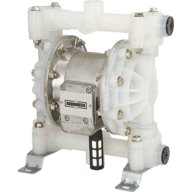 Roughneck Air Operated Double Diaphragm Pump 3/4in Ports 16 GPM Polypropylene