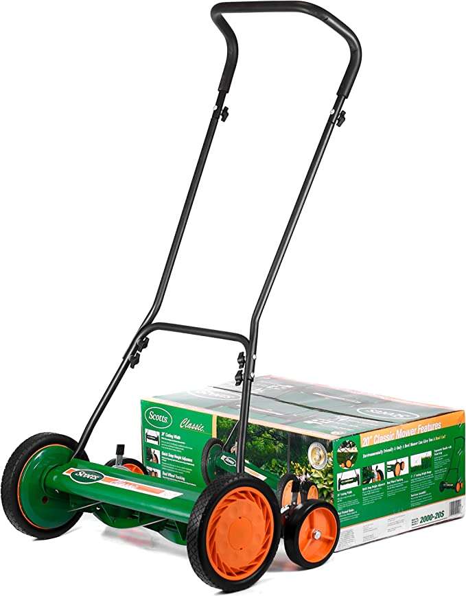 Scotts Manual Lawn Mower — 20in. Deck6