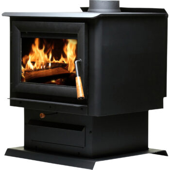 Vogelzang Plate Steel Wood Stove with Blower1