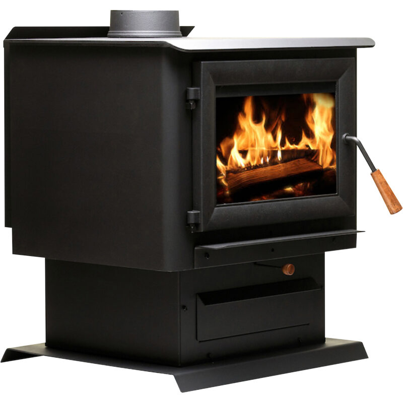 Vogelzang Plate Steel Wood Stove with Blower2