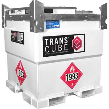 Western Global TransCube 10TCG Transportable Double Walled Gasoline Diesel Fuel Storage Tank with Level Gauge 251 Gallons