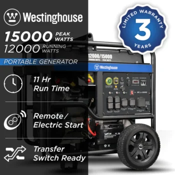 Westinghouse WGen12000 Portable Generator1