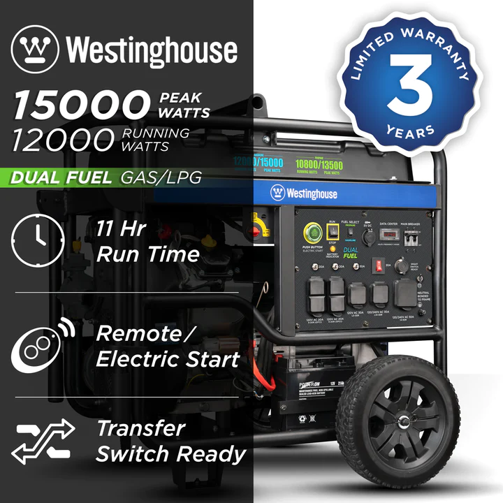 Westinghouse WGen12000DF Generator