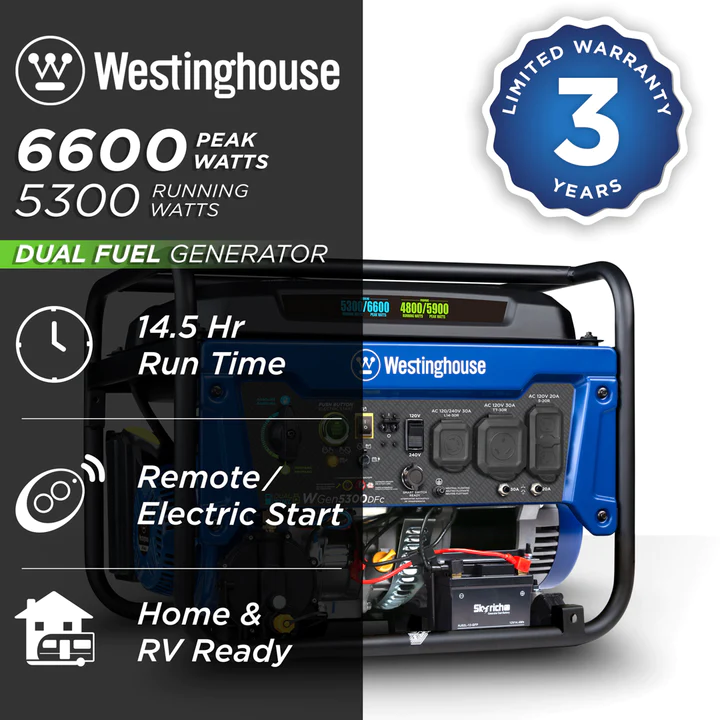 Westinghouse WGen5300DFc Generator1
