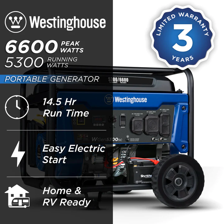 Westinghouse WGen5300sc portable Generator