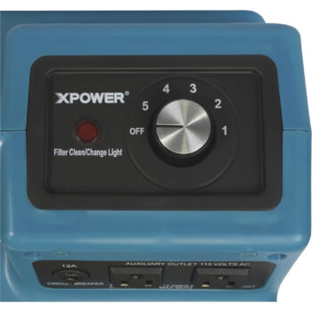 XPOWER 6 Pc Water Contractor Pack 4 Air Movers 1 Air Scrubber and 1 LGR Dehumidifier