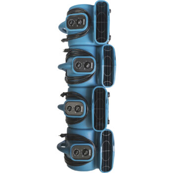 XPOWER 6 Pc Water Contractor Pack 4 Air Movers 1 Air Scrubber and 1 LGR Dehumidifier