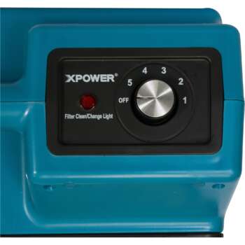 XPOWER HEPA Mini Air Scrubber with 4 Stage Filter Set Exactimate Code WTRNAFAN 550 CFM