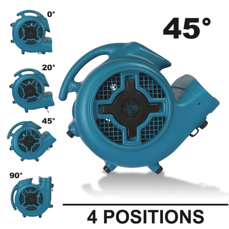 XPoXPower 1 HP Air Mover Dryer Xactimate Code WTRDRY 3,600 CFMwer 1 HP Air Mover Dryer Xactimate Code WTRDRY 3,600 CFM5