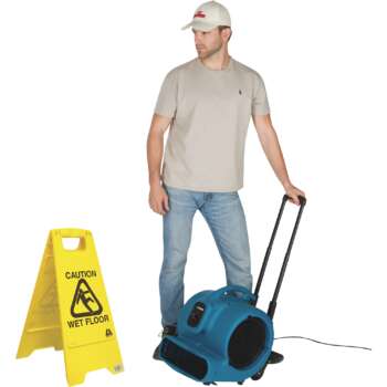 XPower 1 HP Air Mover Dryer with Wheels Xactimate Code WTRDRY 3,600 CFM