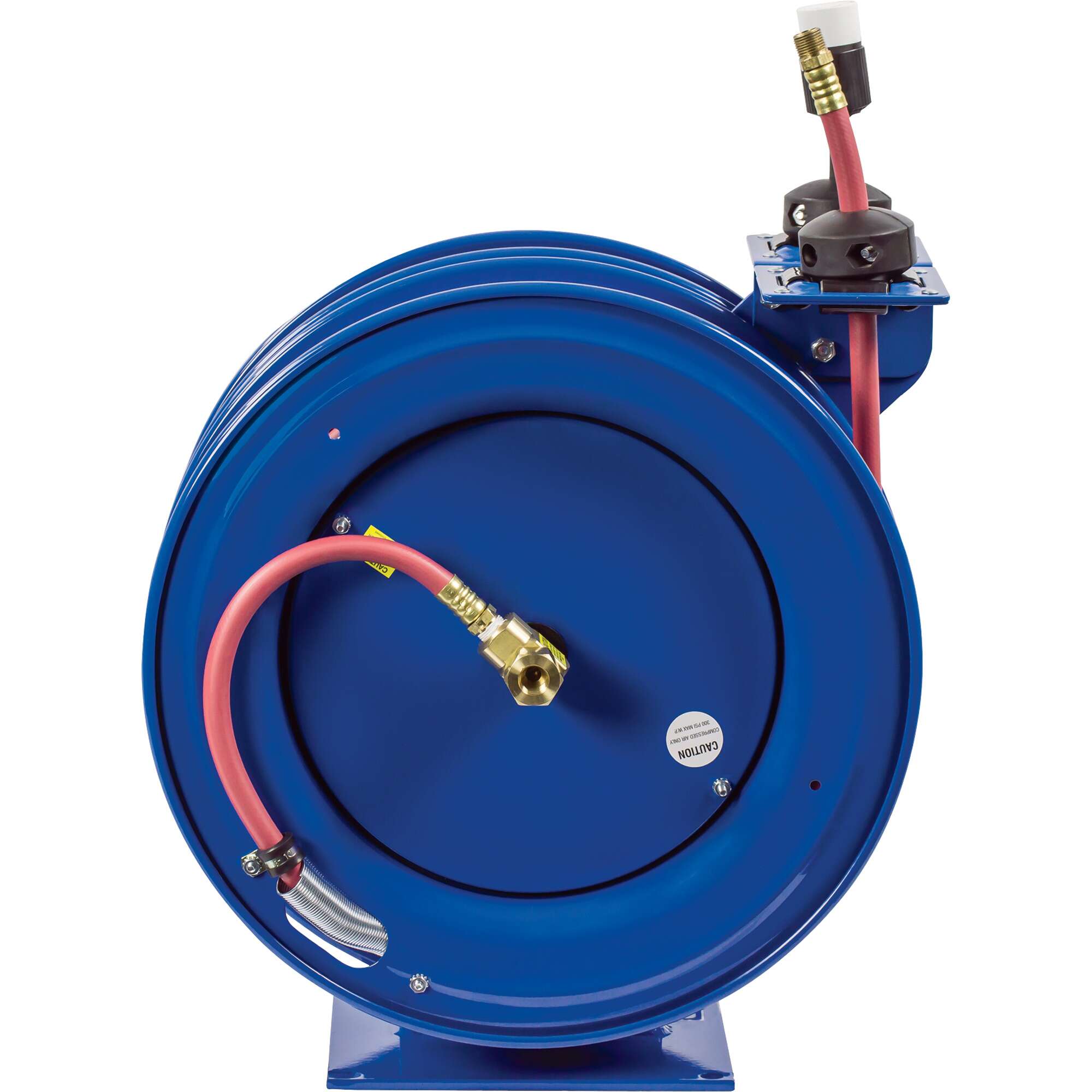 Coxreels Combo Air and Electric Hose Reel with Outlet Attachment