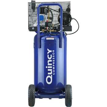 Quincy Single Stage Portable Electric Air Compressor 2 HP 24Gallon Vertical 7.4 CFM