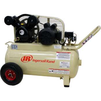 Ingersoll Rand Garage Mate Portable Electric Air Compressor 2 HP 20Gallon Horizontal 5.2 CFM
