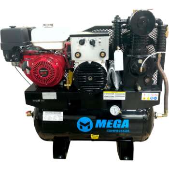Mega 3in1 Gas Air Compressor Generator Welder 30 Gallon Honda GX390 Engine